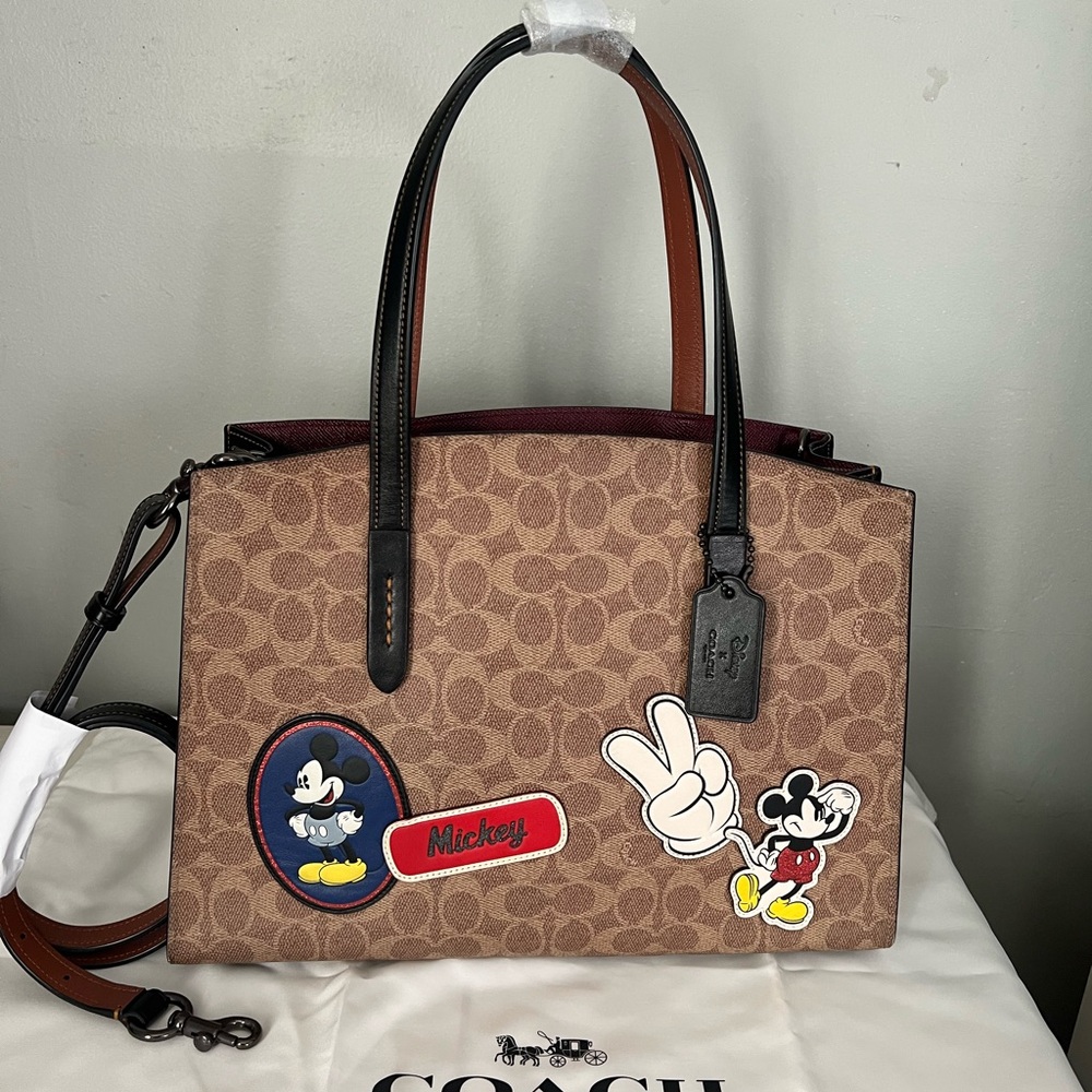 Disney X Coach Charlie Carryall
In Signature Canvas With Patches - Picture 2 of 15